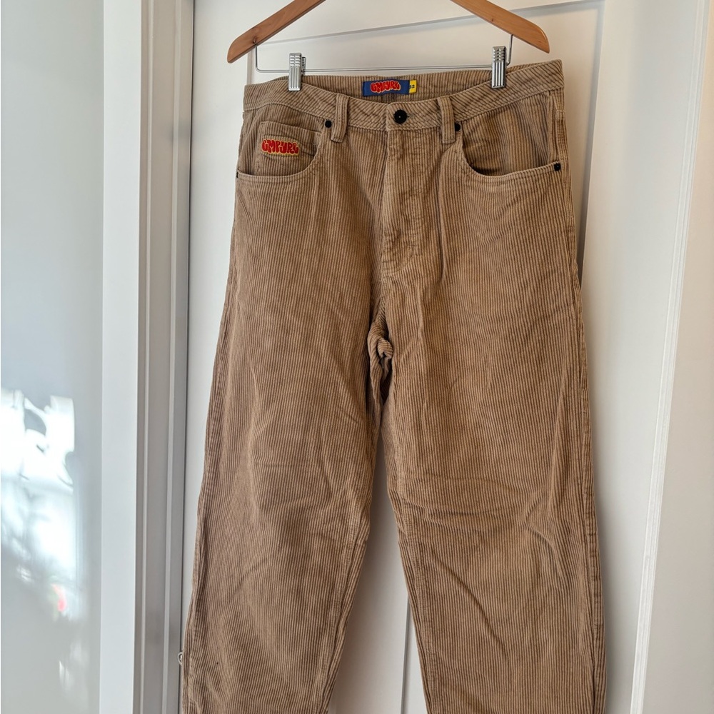 Empyre Men's Brown Corduroy Pants